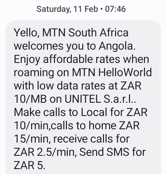 MTN's ludicrous international roaming charges for Angola